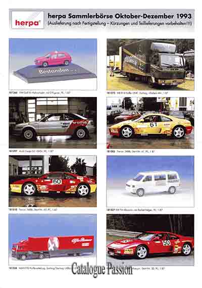 Catalogue Herpa