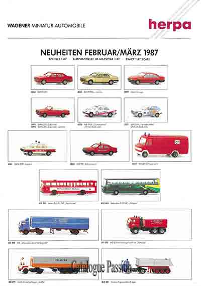 Catalogue Herpa