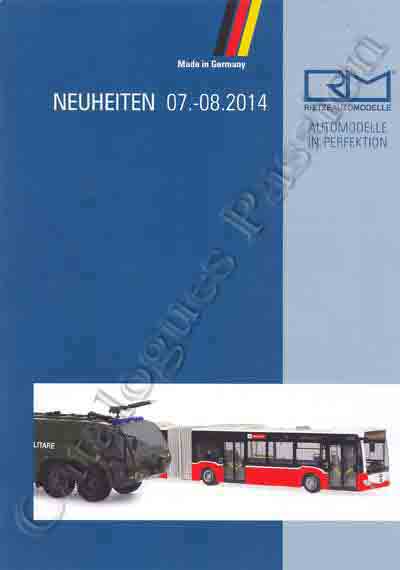 Catalogue Rietze Automodelle 2014