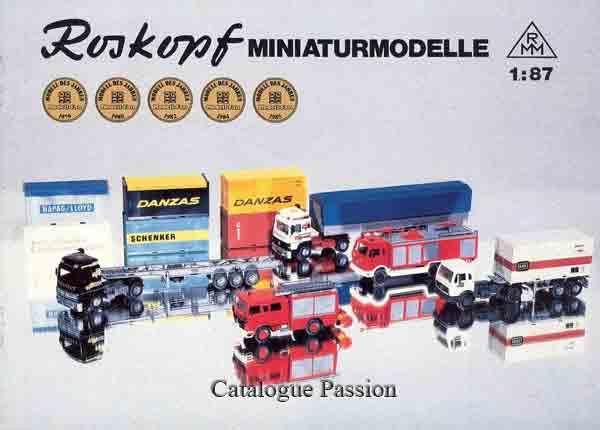 Catalogue Roskopf 1986