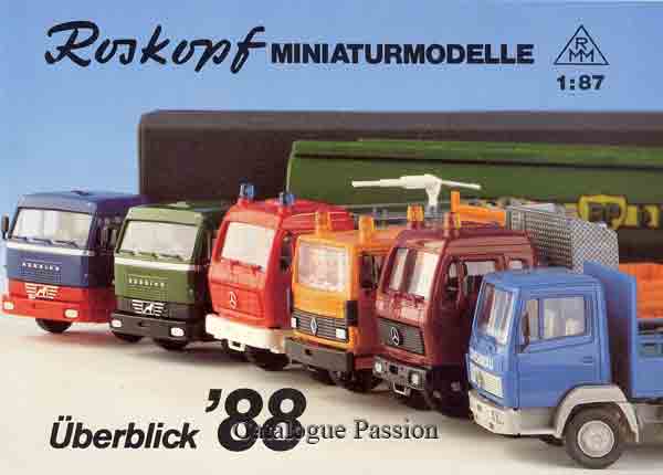 Catalogue Roskopf 1988