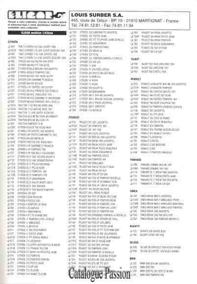 Catalogue Eligor 1996