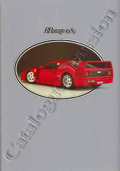 Catalogue Burago 1989