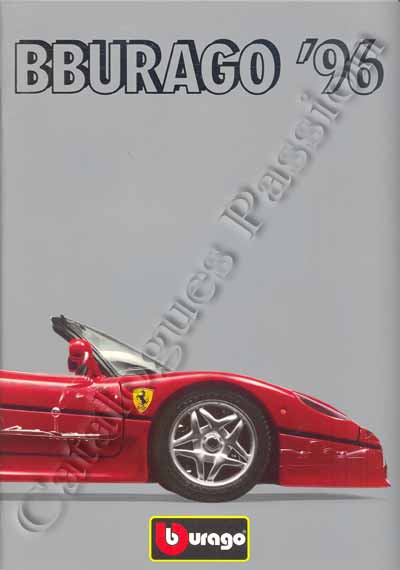 Catalogue Burago 1996