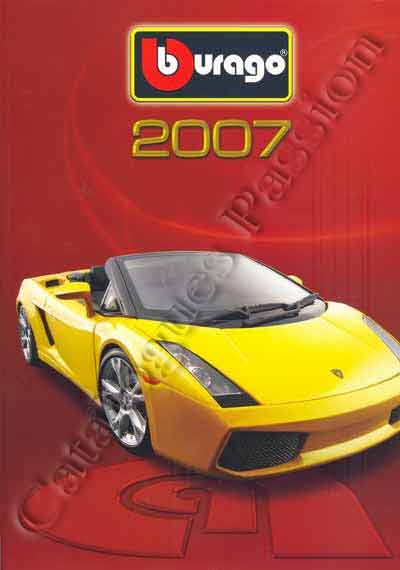 Catalogue Burago 2007