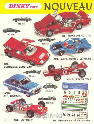 Dinky Toys 1971