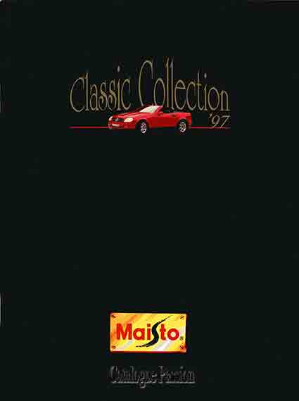 Catalogue Maisto 1997