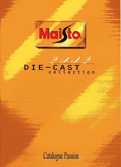 Catalogue Maisto 2002