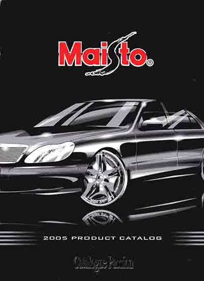Catalogue Maisto 2005