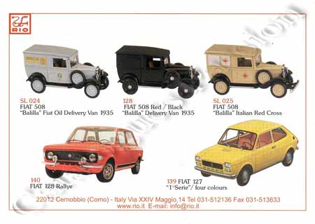 Catalogue Rio 2001