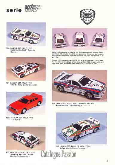 Catalogue Vitesse 1985