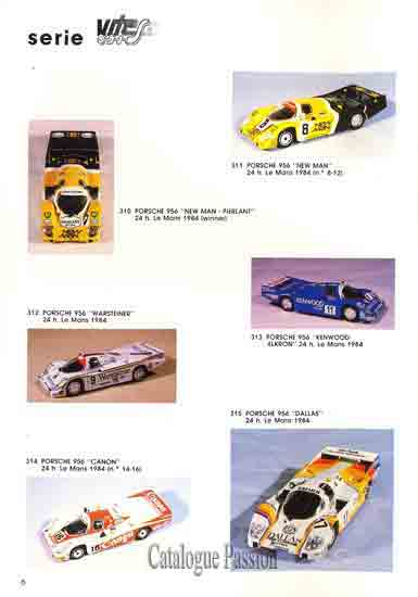 Catalogue Vitesse 1985