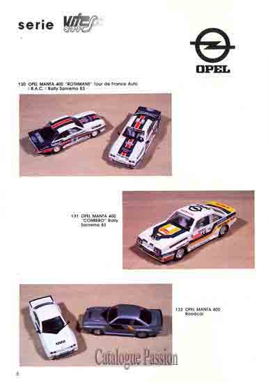 Catalogue Vitesse 1985