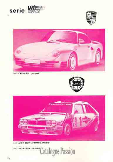 Catalogue Vitesse 1985