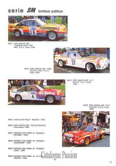 Catalogue Vitesse 1985