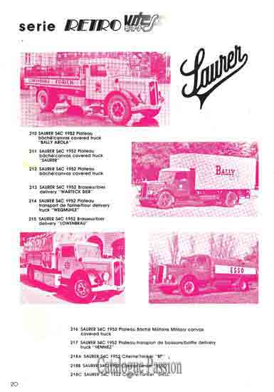 Catalogue Vitesse 1985