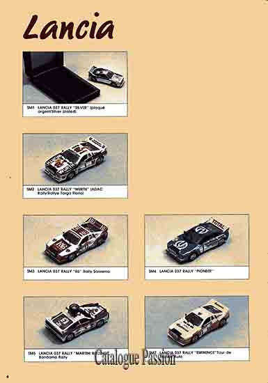 Catalogue Vitesse 1986