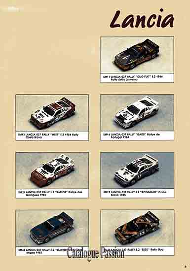 Catalogue Vitesse 1986