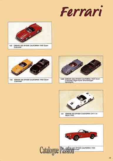 Catalogue Vitesse 1986