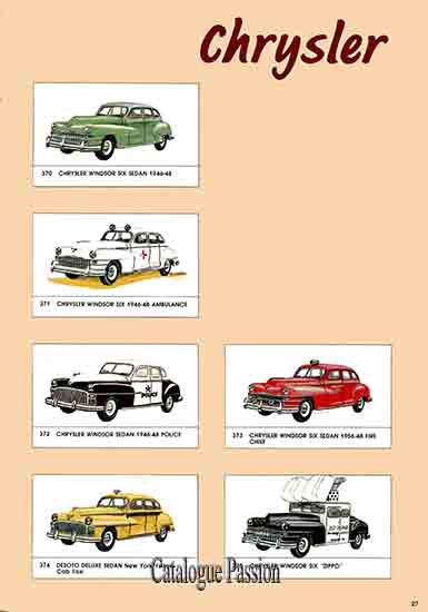 Catalogue Vitesse 1986