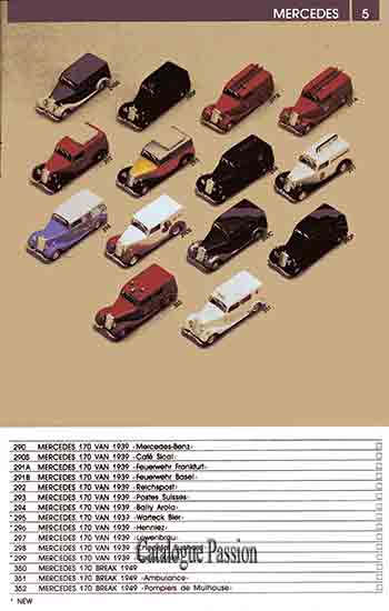 Catalogue Vitesse 1987