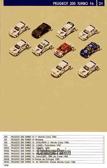 Catalogue Vitesse 1987