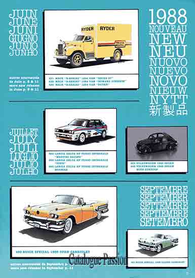 Catalogue Vitesse 1988