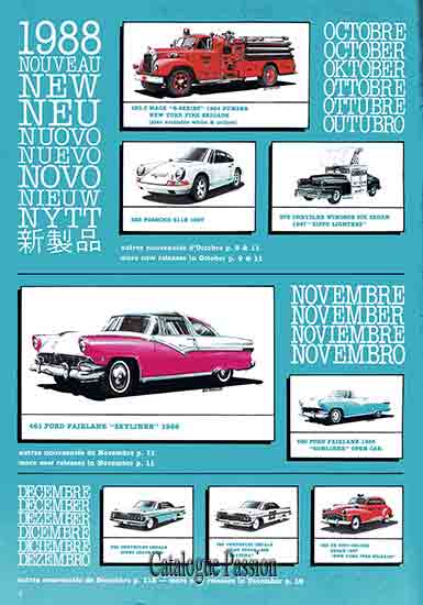 Catalogue Vitesse 1988