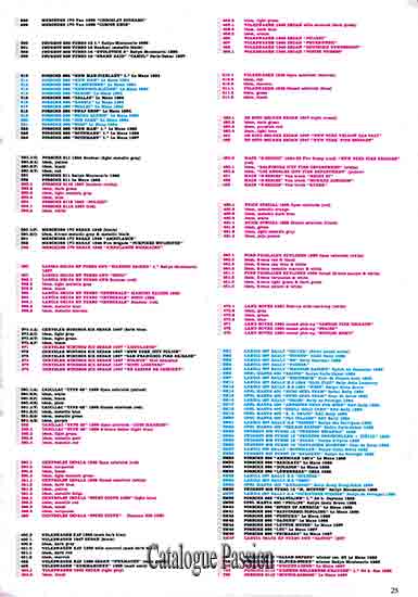 Catalogue Vitesse 1988