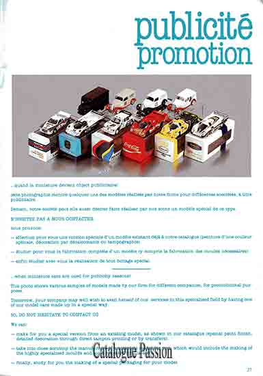 Catalogue Vitesse 1988