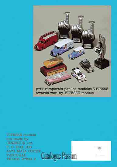 Catalogue Vitesse 1988