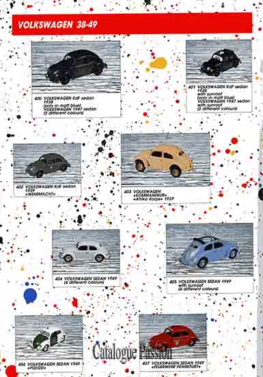 Catalogue Vitesse 1989
