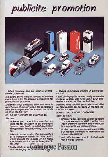 Catalogue Vitesse 1990
