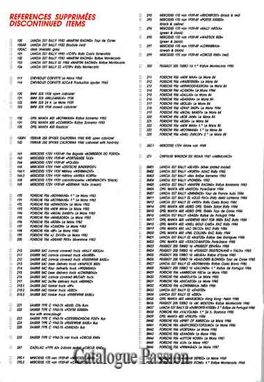 Catalogue Vitesse 1990