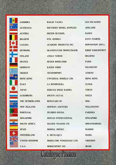 Catalogue Vitesse 1991