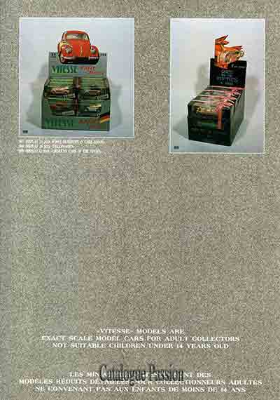 Catalogue Vitesse 1991