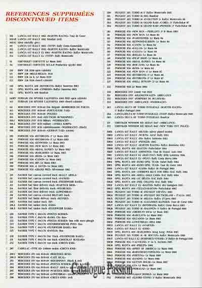 Catalogue Vitesse 1991