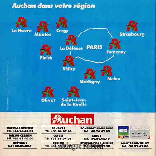 Catalogue Auchan 1989