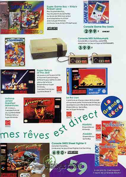 Catalogue La Grande Récré 1994