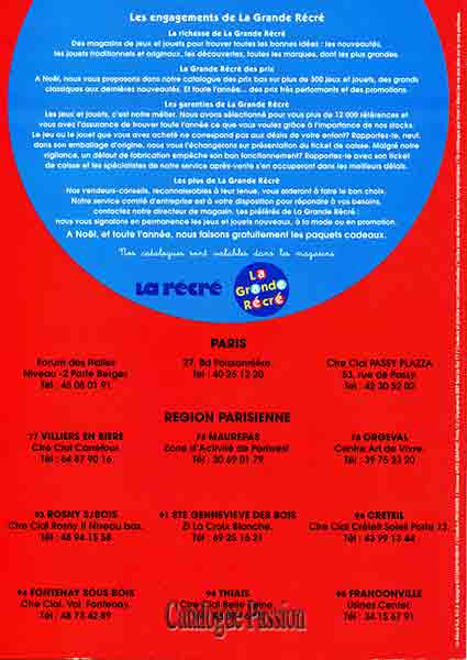 Catalogue La Grande Récré 1994