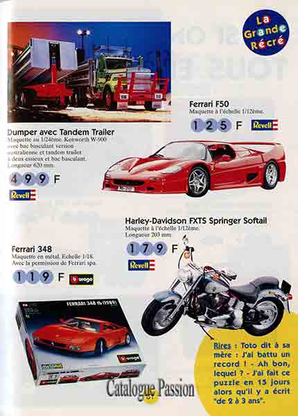 Catalogue La Grande Récré 1995