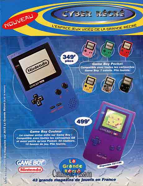 Catalogue La Grande Récré 1998