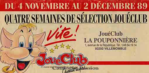 Catalogue JouéClub 1989