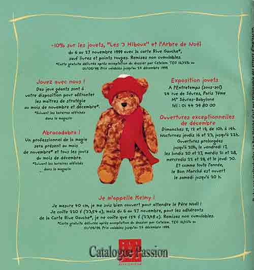 Catalogue Samaritaine 1998