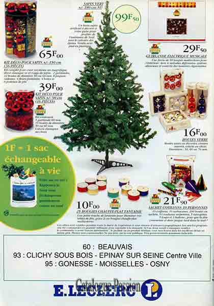 Catalogue Leclerc 1997