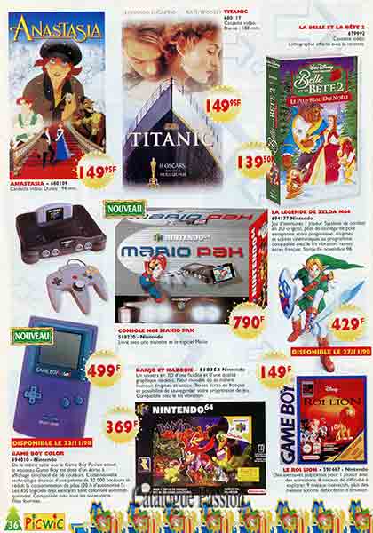 Catalogue Picwic 1998
