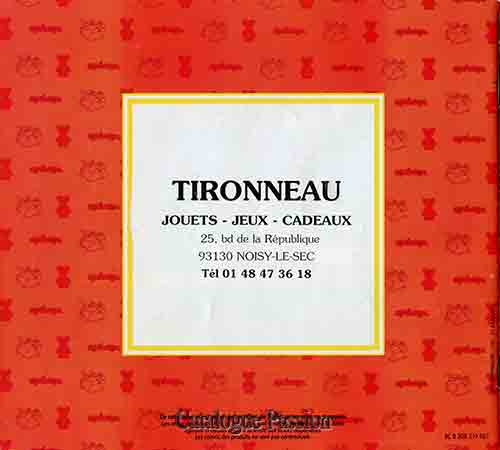 Catalogue Tironneau 1996